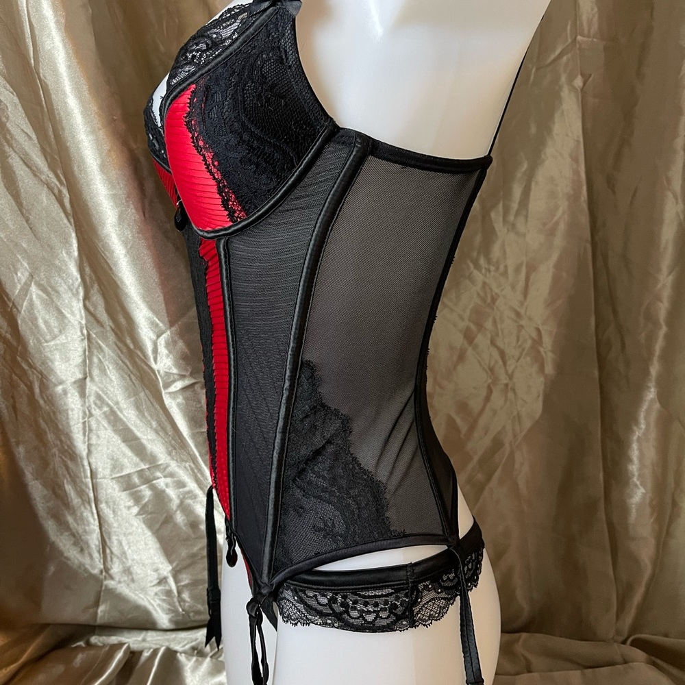 Honey Birdette Senorita Red Bustier - Picture 3 of 7